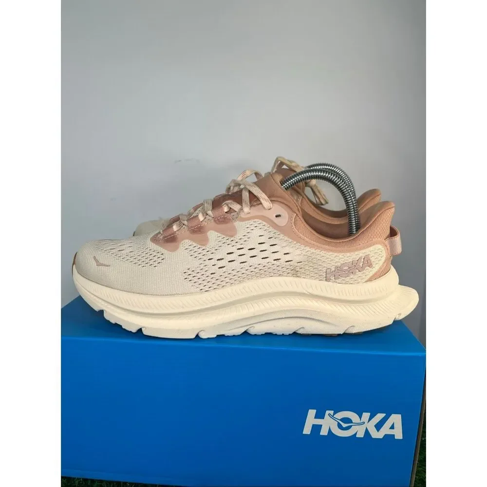 HOKA Kawana 2 Women’s 7.5B Vanilla Shifting Sand Running Shoes New In Box
